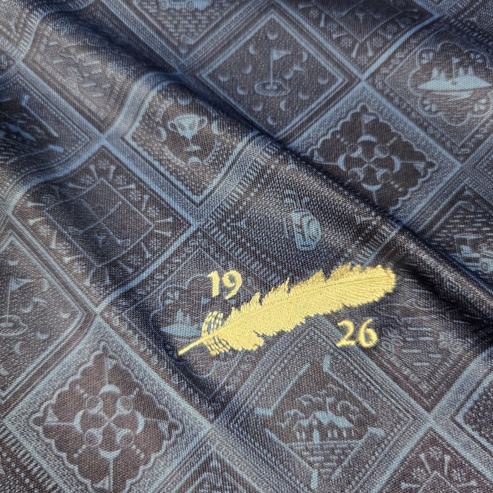 Greg Norman golf Ryder Cup 1926 Polo Shirt Mens Large Blue ML75 Play Dry - Picture 5 of 9